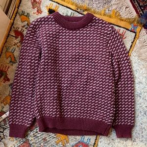 LL Bean 100% Wool Sweater